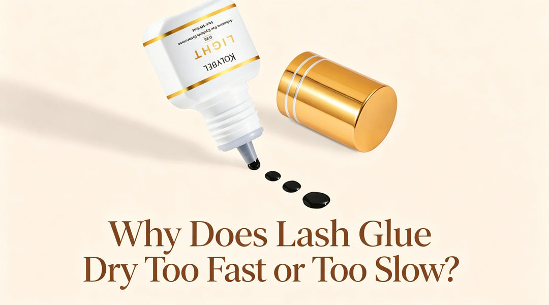 KOLYBEL LASH Lash Glue Drying Speed Issues: Why It’s Too Fast or Too Slow & Pro Fixes