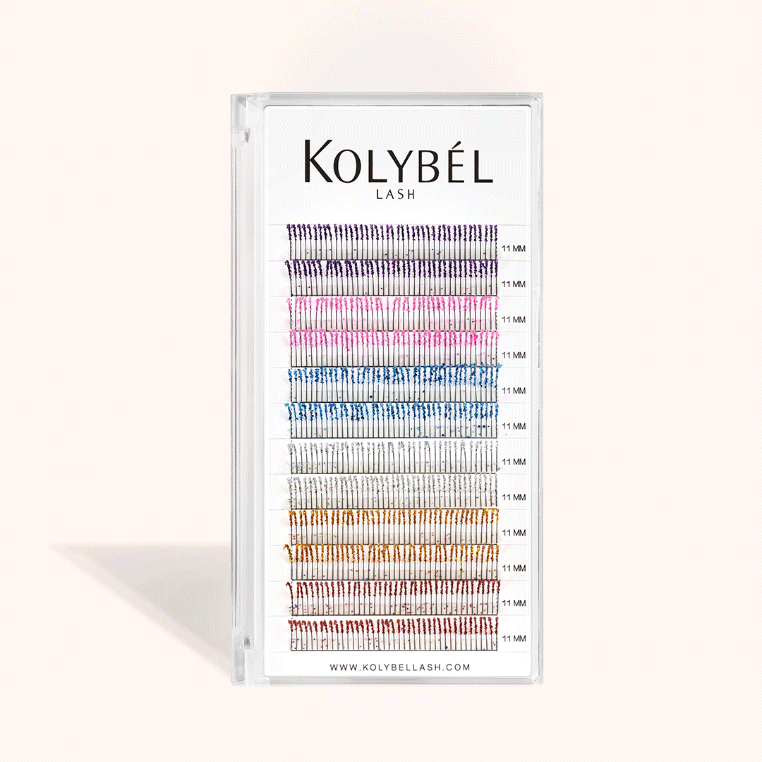 KOLYBEL-0.15MM Wispy Glitter Eyelash Extensions