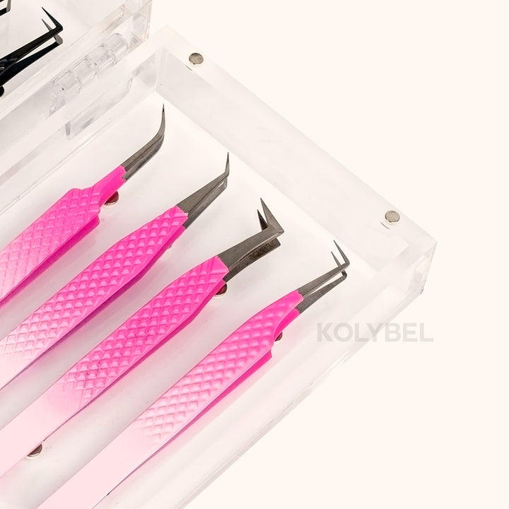 KOLYBEL Premium Magnetic Tweezer Storage – Safeguards Delicate Tweezer Tips