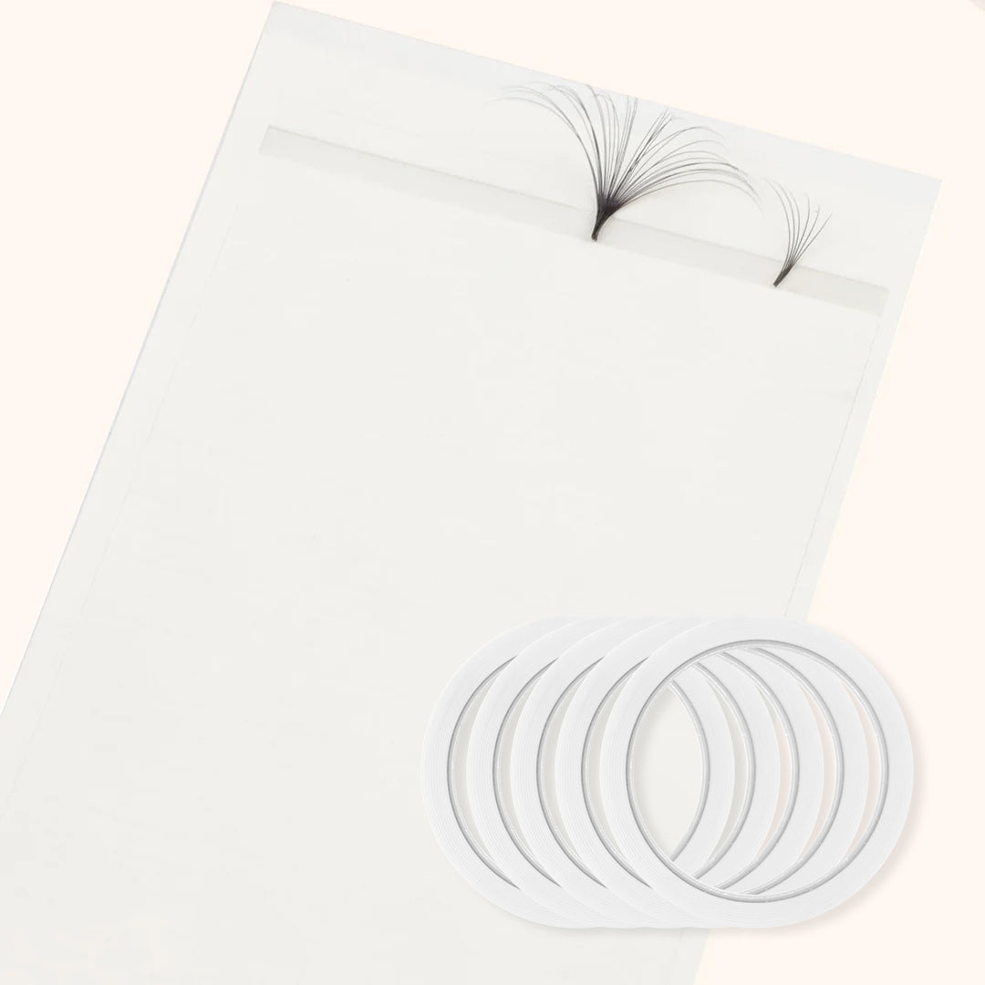 Upgrade your volume lash creation workflow with the all-in-one Fast Fan Tape Kit.