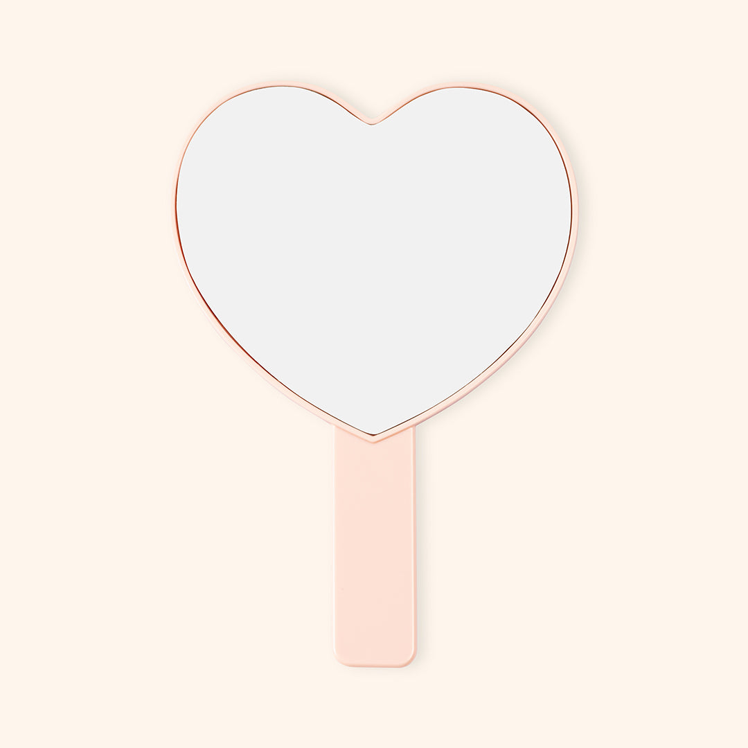 Heart-shaped Mirror For Eyelashes Extensions - Kolybel