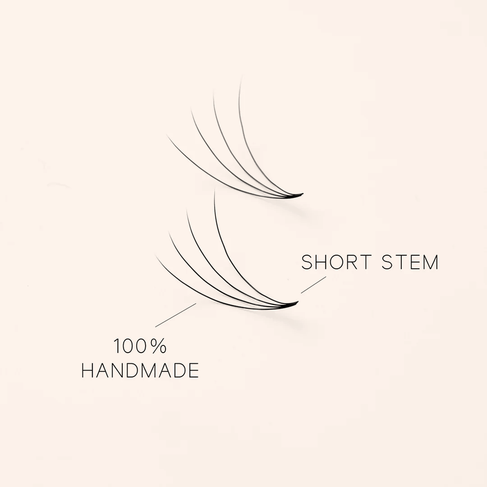 4D Short Stem Premade Volume Fans