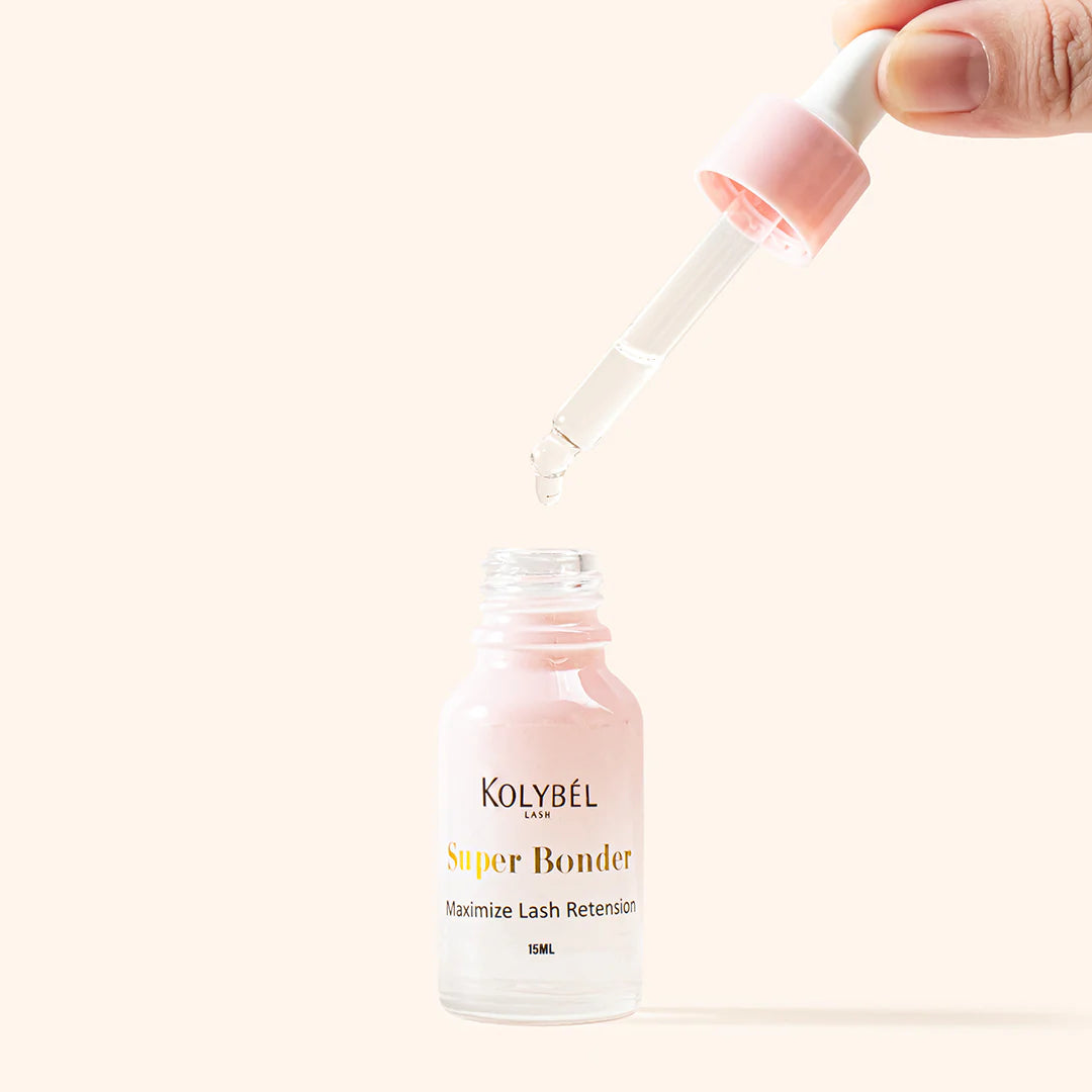 Wholesale Pink Bottle Super Bonder With Dropper For Eyelash Extension (15ml)