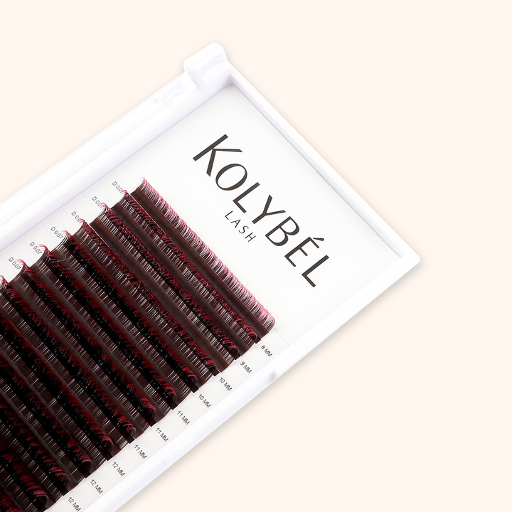 Gradient Colorful Lash Extensions Ombre Lashes 0.07mm(16 Rows) - Kolybel