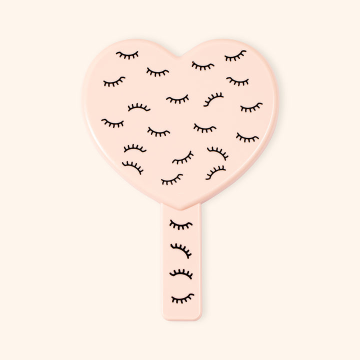 Heart-shaped Mirror For Eyelashes Extensions - Kolybel