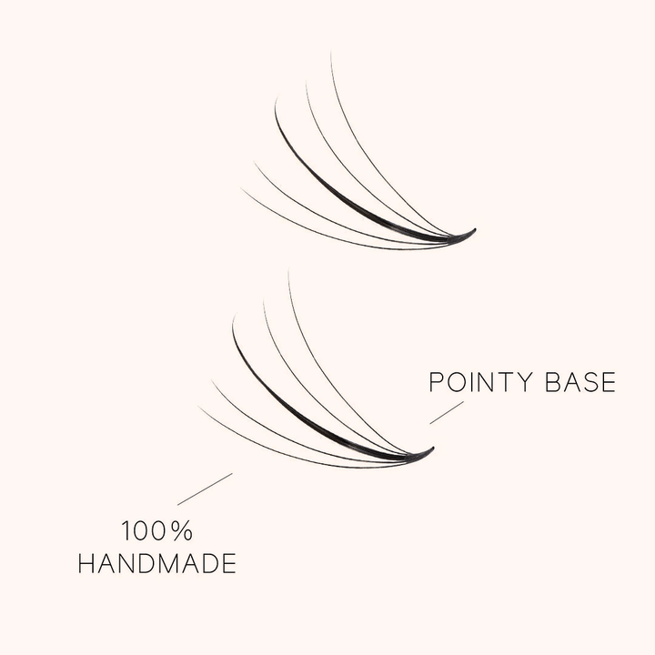5D Wispy Promade Pointy Base Volume Lash Fans(500 Fans)