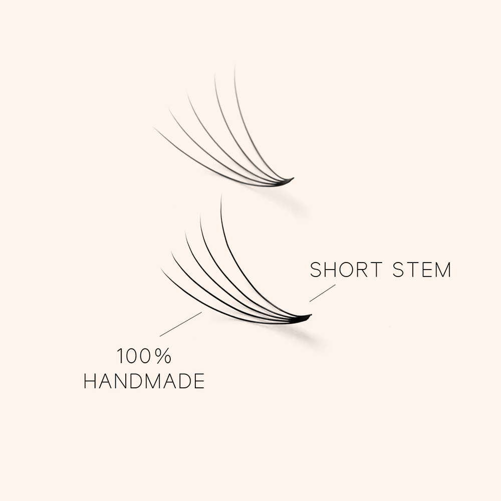 5D Short Stem Premade Volume Fans
