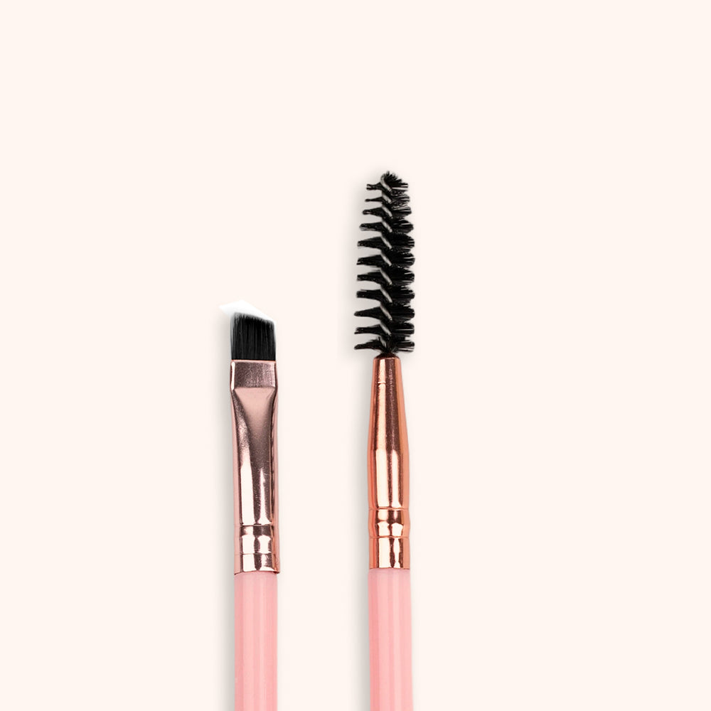 KOLYBEL Dual-Ended 2-in-1 Lash & Brow Brush . Dual-Ended, 2-in-1 Versatility This brush features two functional ends. 