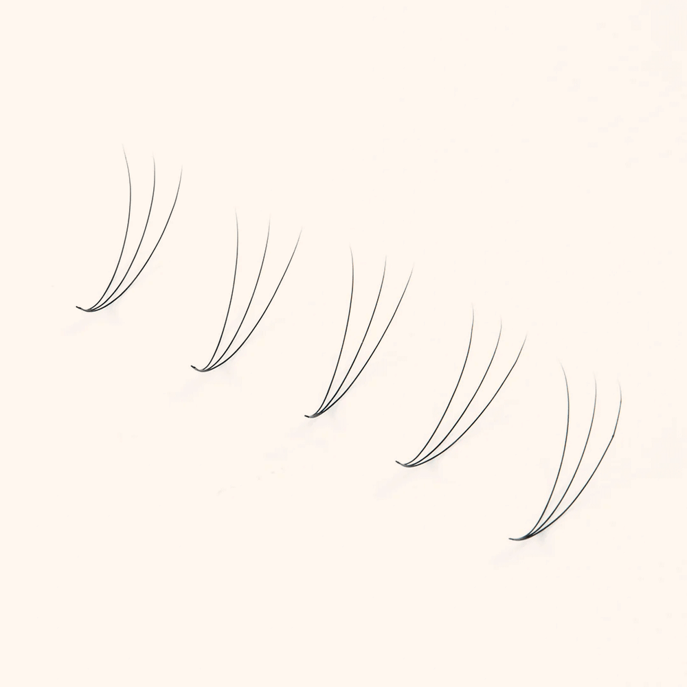 3D Long Stem Premade Volume Fans