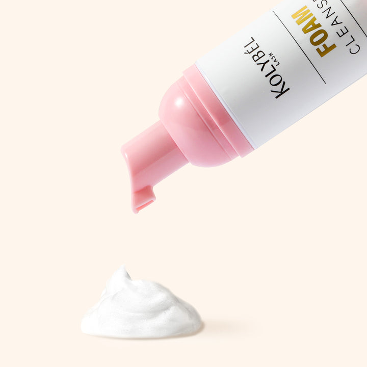 https://www.kolybellash.com › products › pink-bottle-eyelash-extensions-lash-foaming-shampoo-cleanser-60-mlblank-lable-lable-us