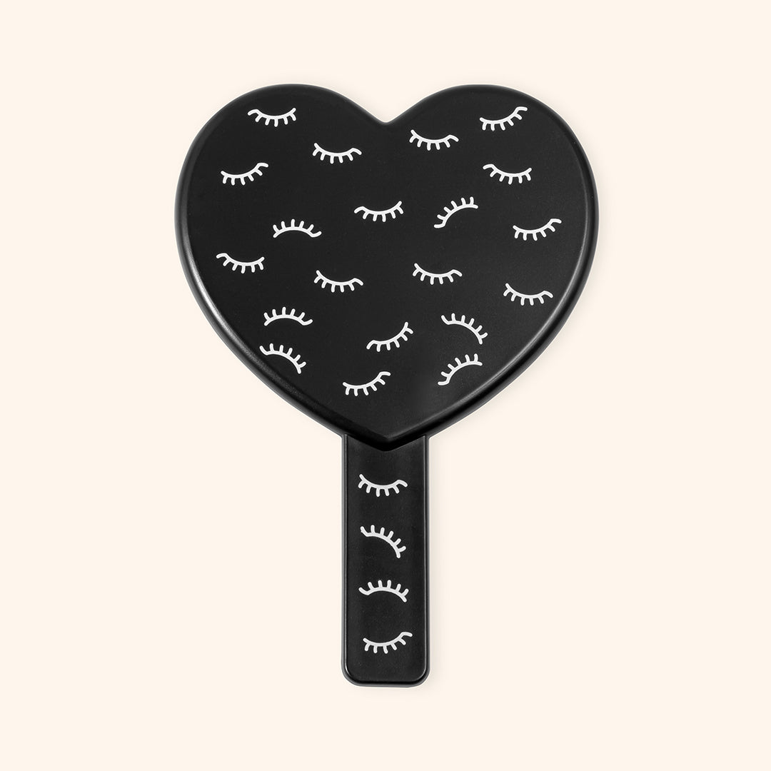 Heart-shaped Mirror For Eyelashes Extensions - Kolybel