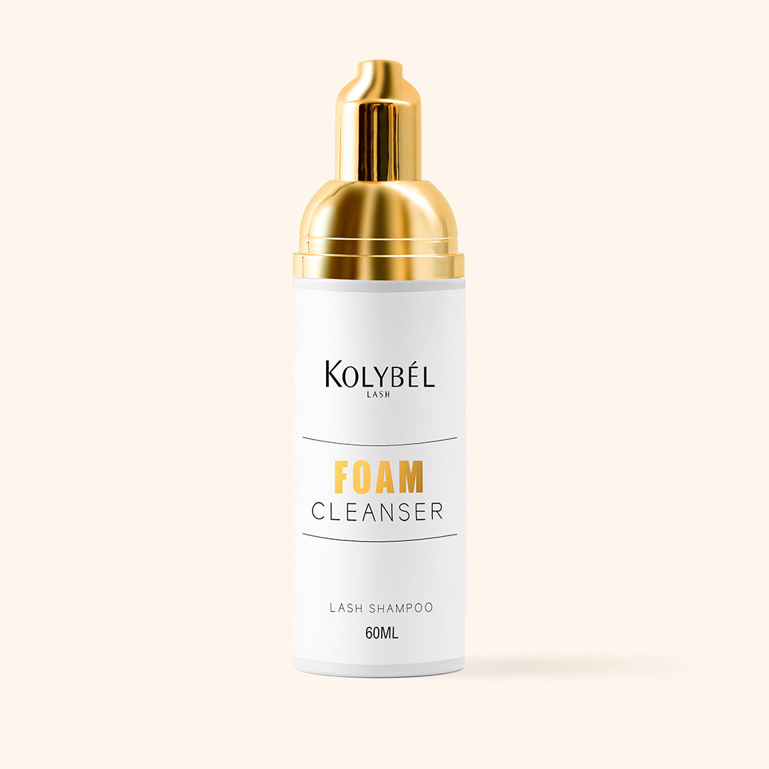 KOLYBEL Eyelash Extensions Lash Foaming Shampoo Cleanser（60 ML）-gold US