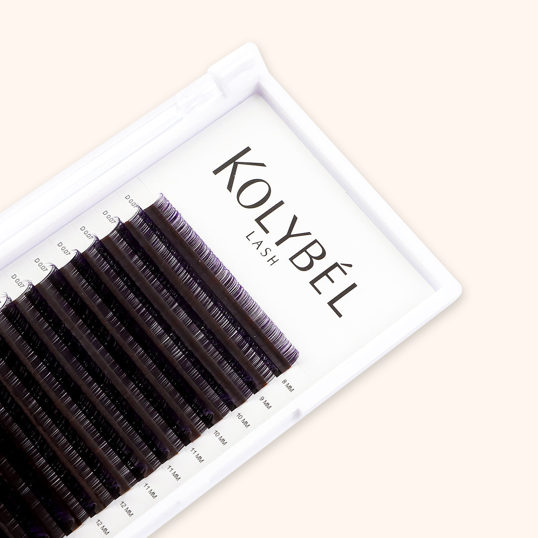 Gradient Colorful Lash Extensions Ombre Lashes 0.07mm(16 Rows) - Kolybel