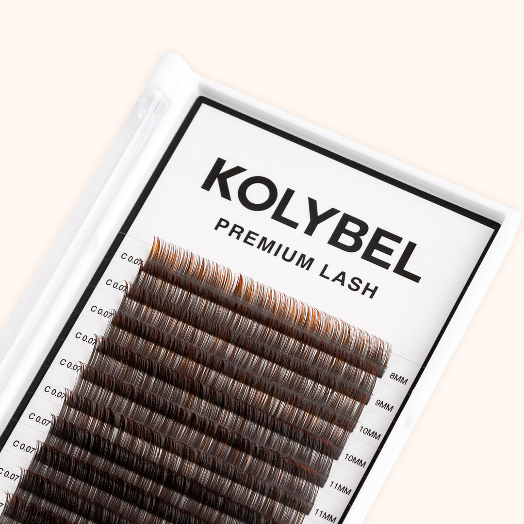 Gradient Colorful Lash Extensions Ombre Lashes 0.07mm(16 Rows)