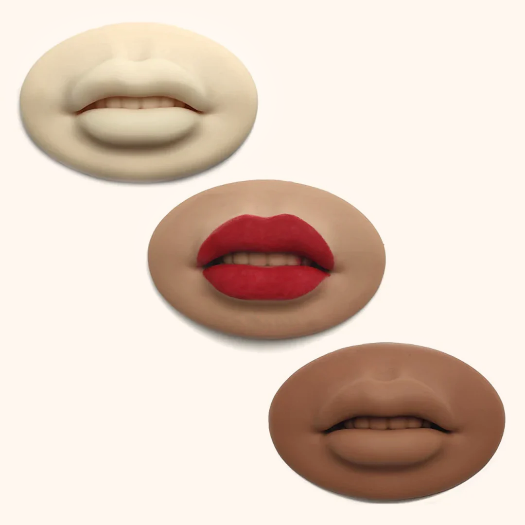 Lips Practice Silicone Skin Permanent Makeup Fake Skin Lips - Kolybel