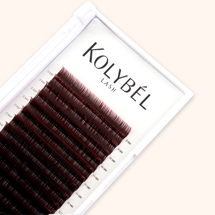 Gradient Colorful Lash Extensions Ombre Lashes 0.07mm(16 Rows) - Kolybel