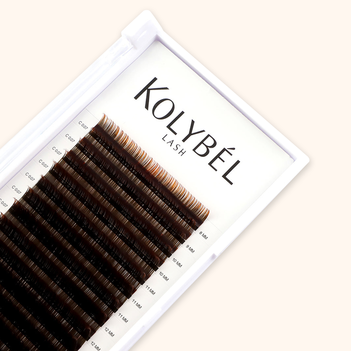 Gradient Colorful Lash Extensions Ombre Lashes 0.07mm(16 Rows) - Kolybel