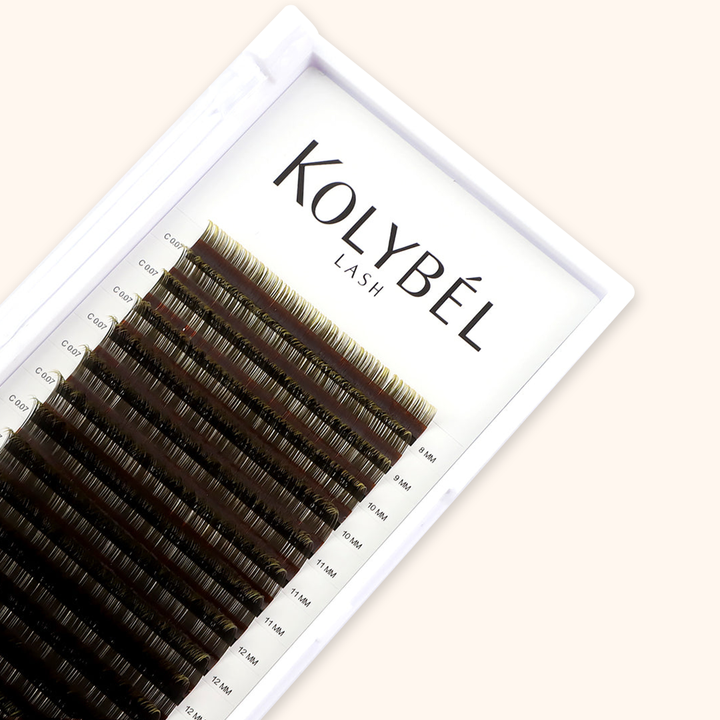 Gradient Colorful Lash Extensions Ombre Lashes 0.07mm(16 Rows) - Kolybel