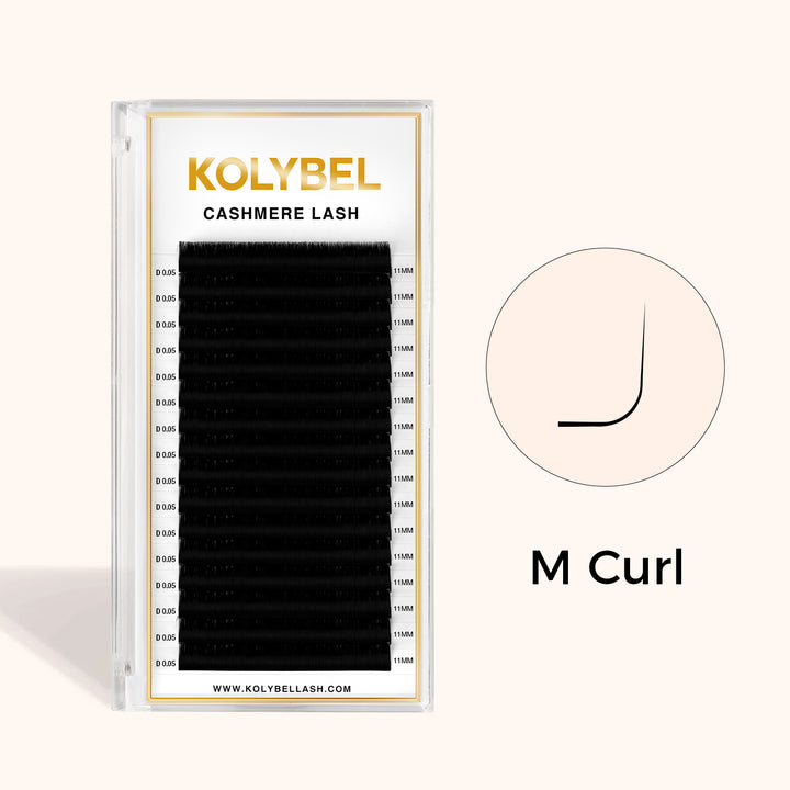 KOLYBEL LASH Cashmere Lash Extensions M Curl (16Rows)
