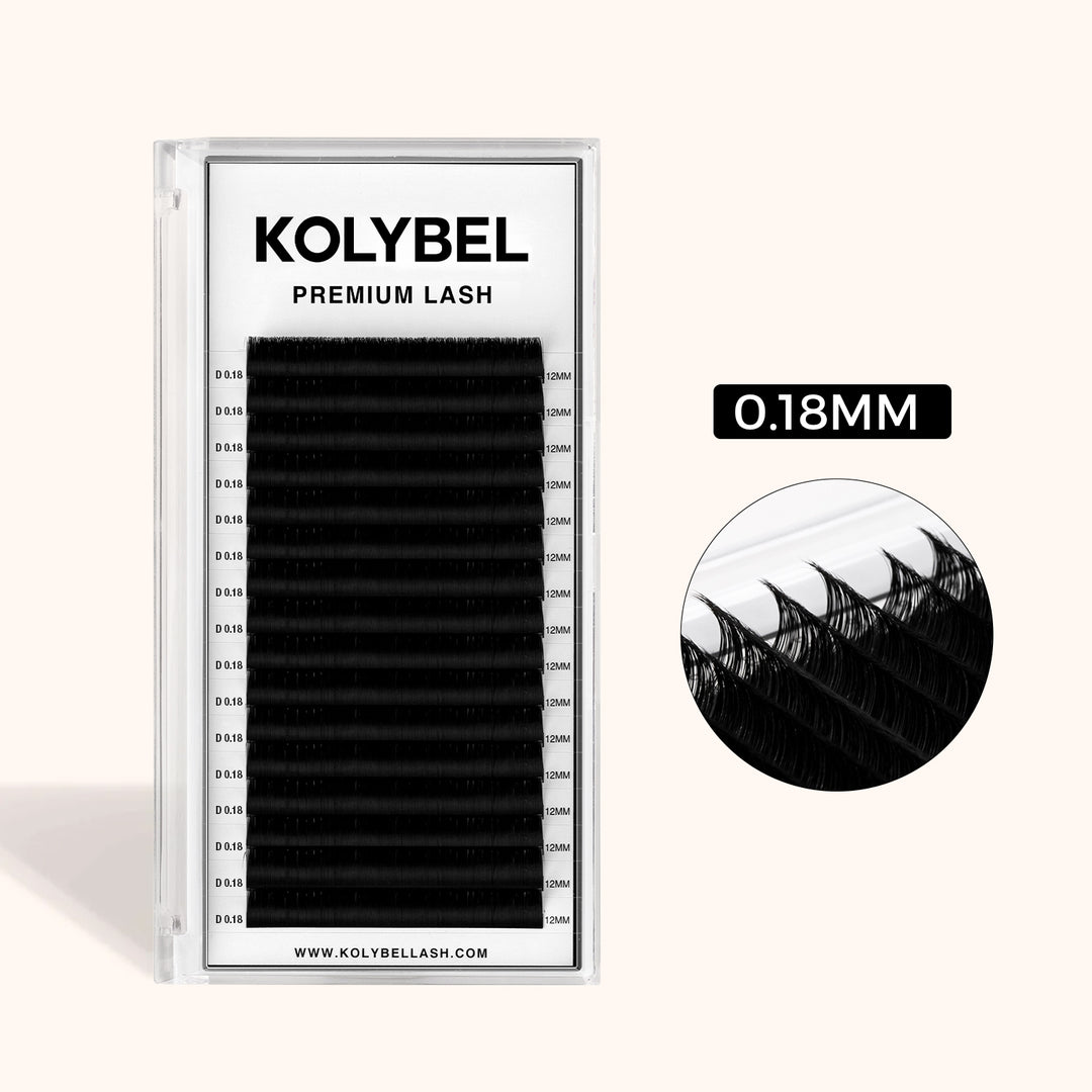 KOLYBEL LASH Premium Lash Extensions 0.18mm(16Rows)