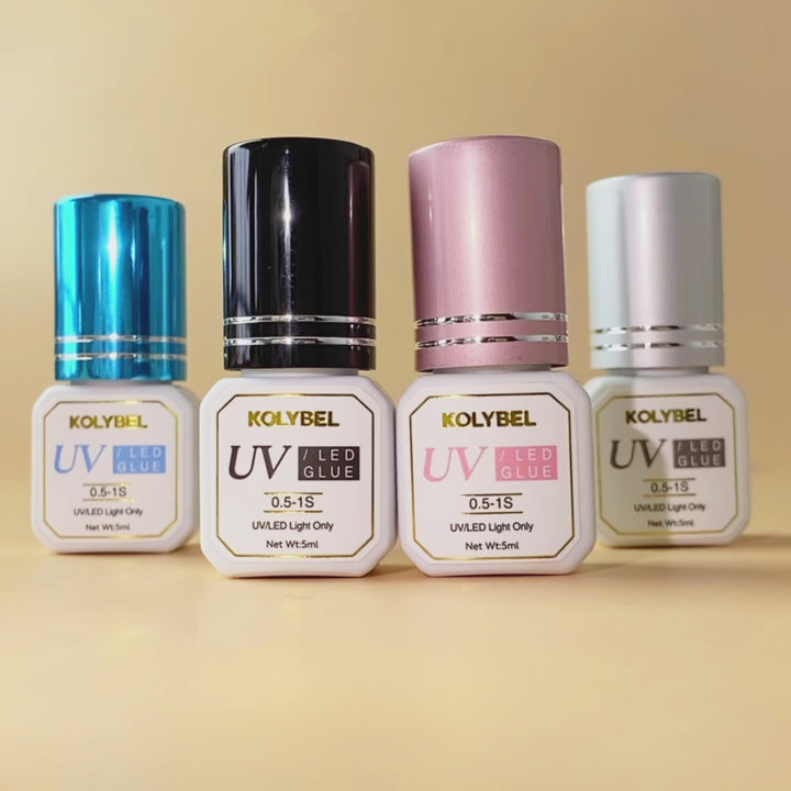 【UV/LED LIGHT ONLY】0.5-1 Second UV/LED Lash Adhesive Eyelash Extension Glue (5ml)